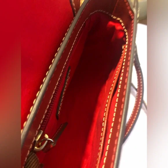 Dooney & Bourke Elegant Small Saddle Crossbody Bag - Picture 6 of 8